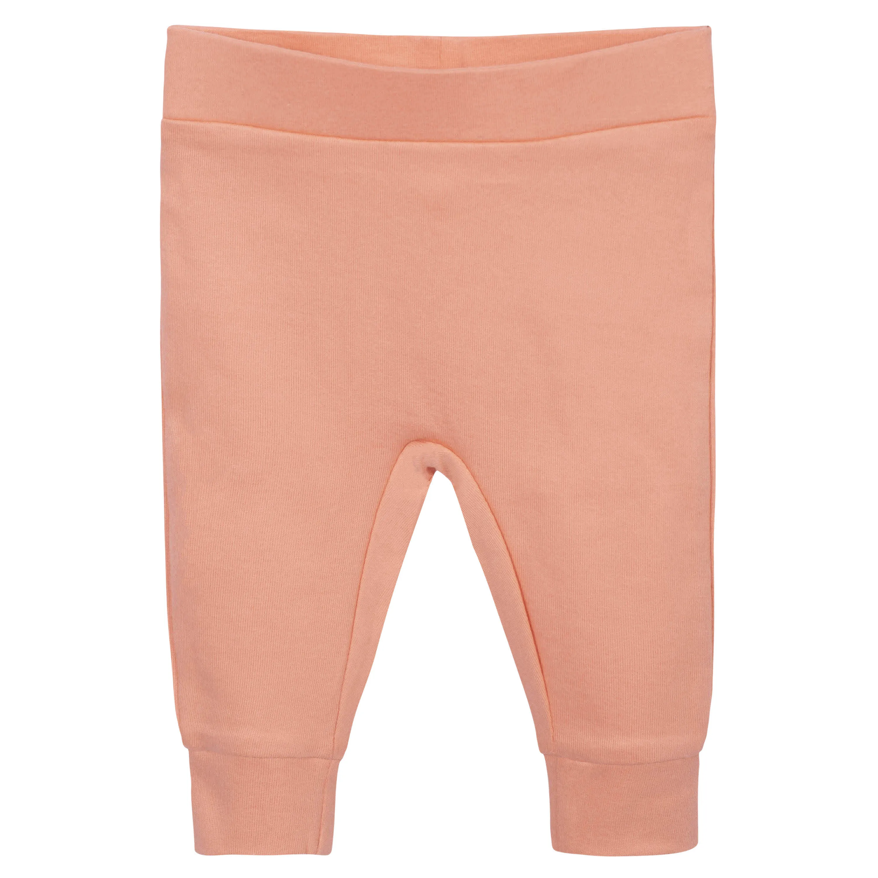 2-Pack Baby Girls Comfy Stretch Orange & Black Pants