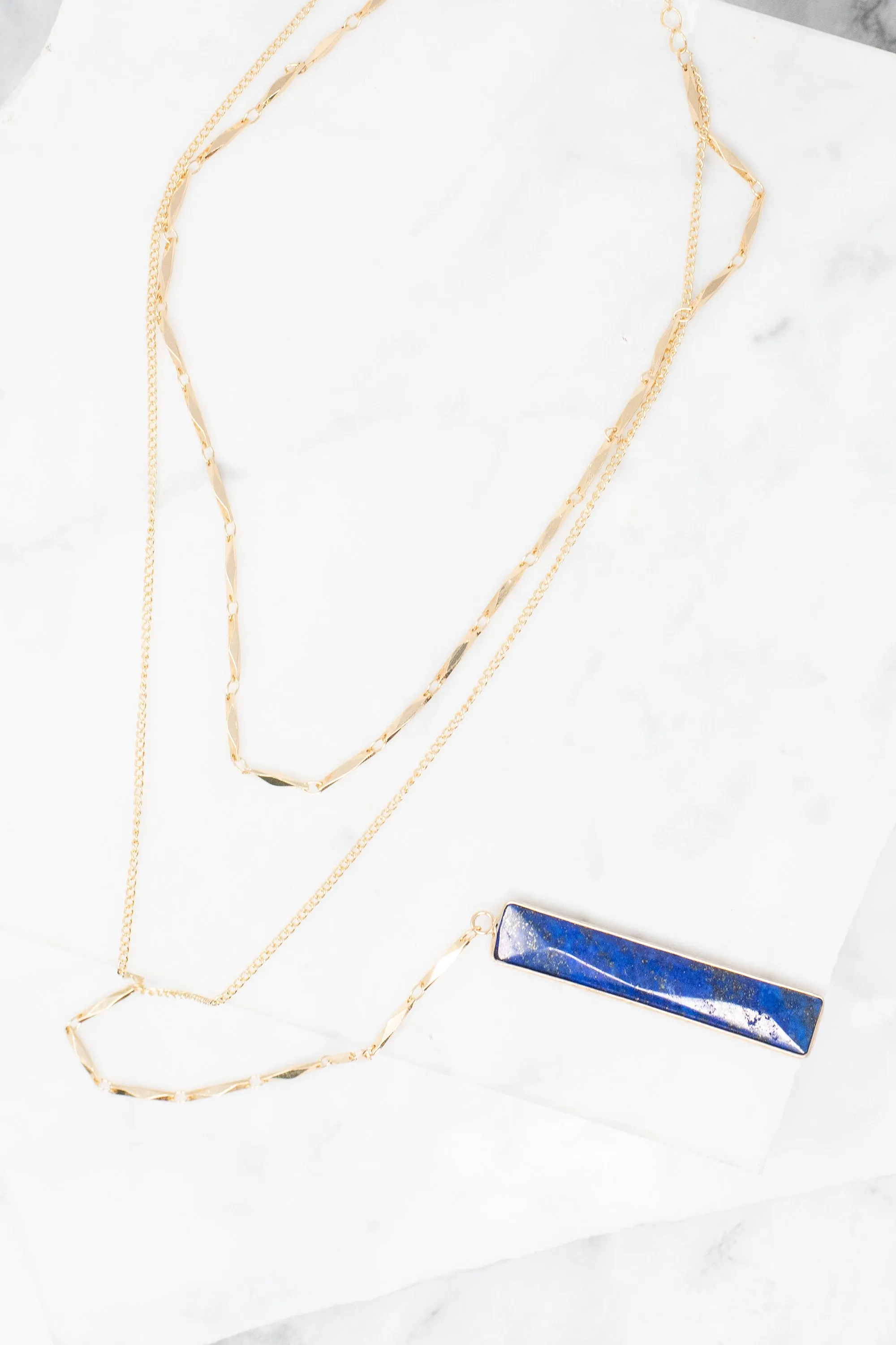 As Good As It Gets Necklace, Blue