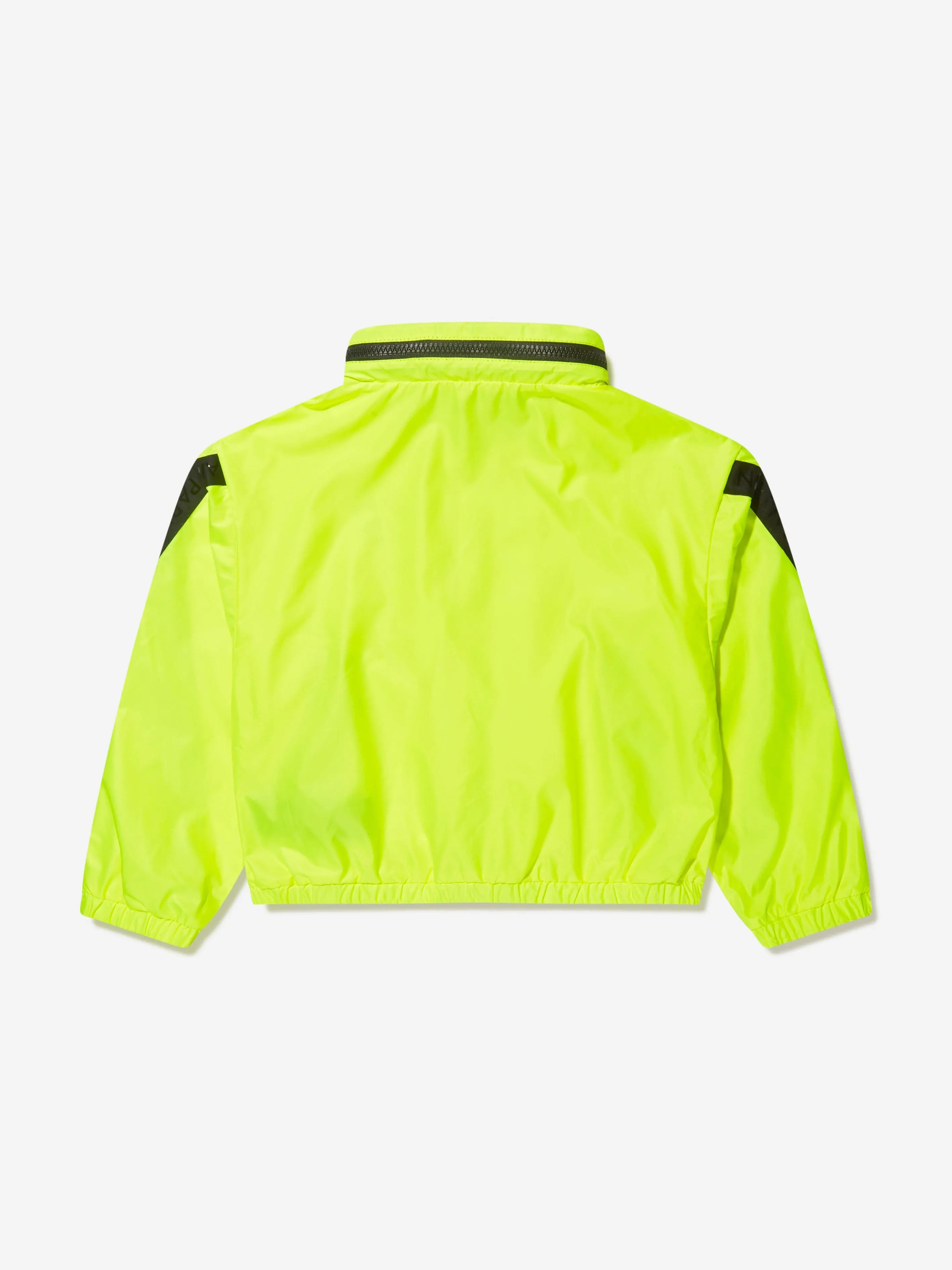 Balmain Boys Fluorescent Zip Up Jacket in Yellow