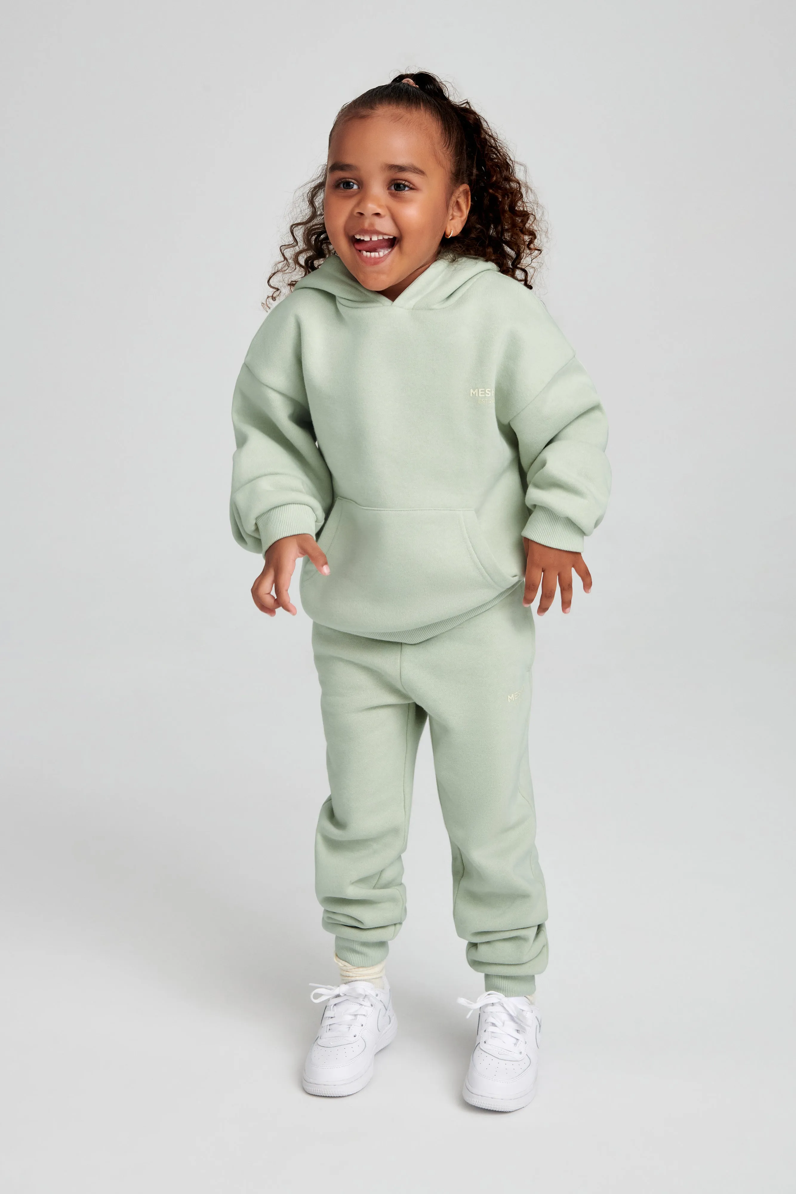 Bernie Kids Unisex Hoodie - Light Sage