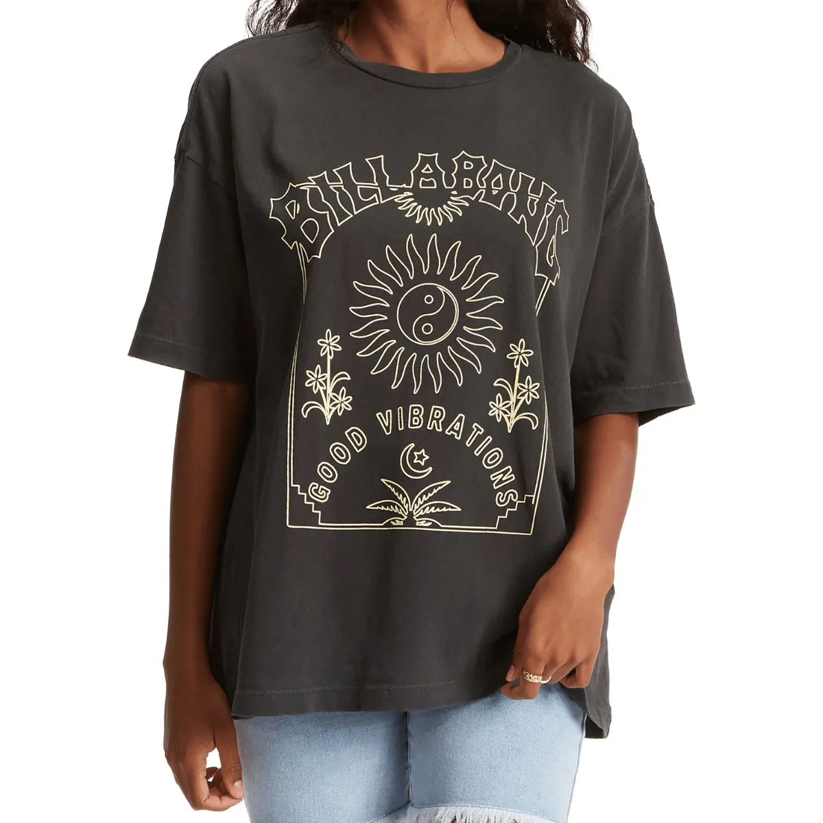 Billabong Women's Shine A Light Oversized T-Shirt