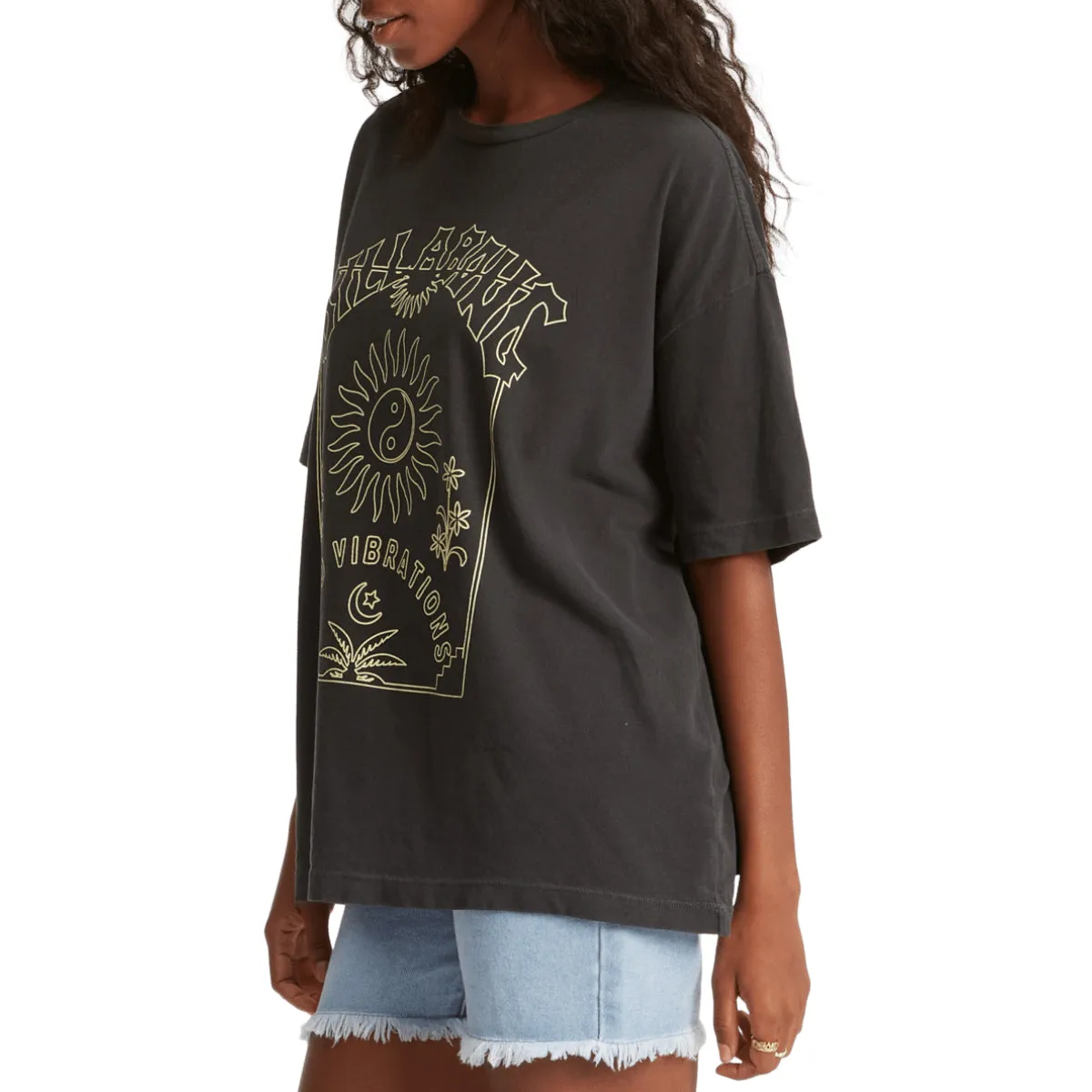 Billabong Women's Shine A Light Oversized T-Shirt