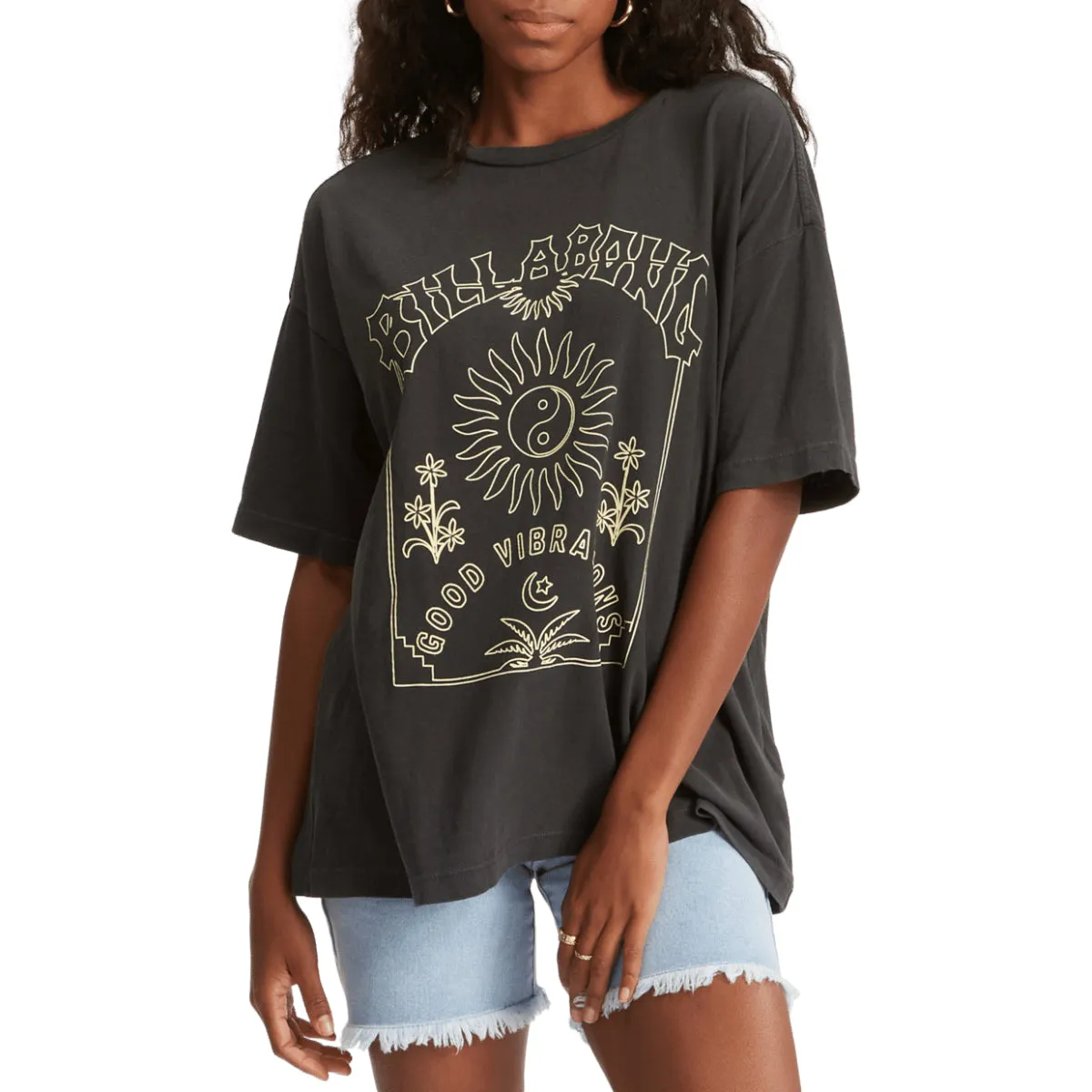 Billabong Women's Shine A Light Oversized T-Shirt