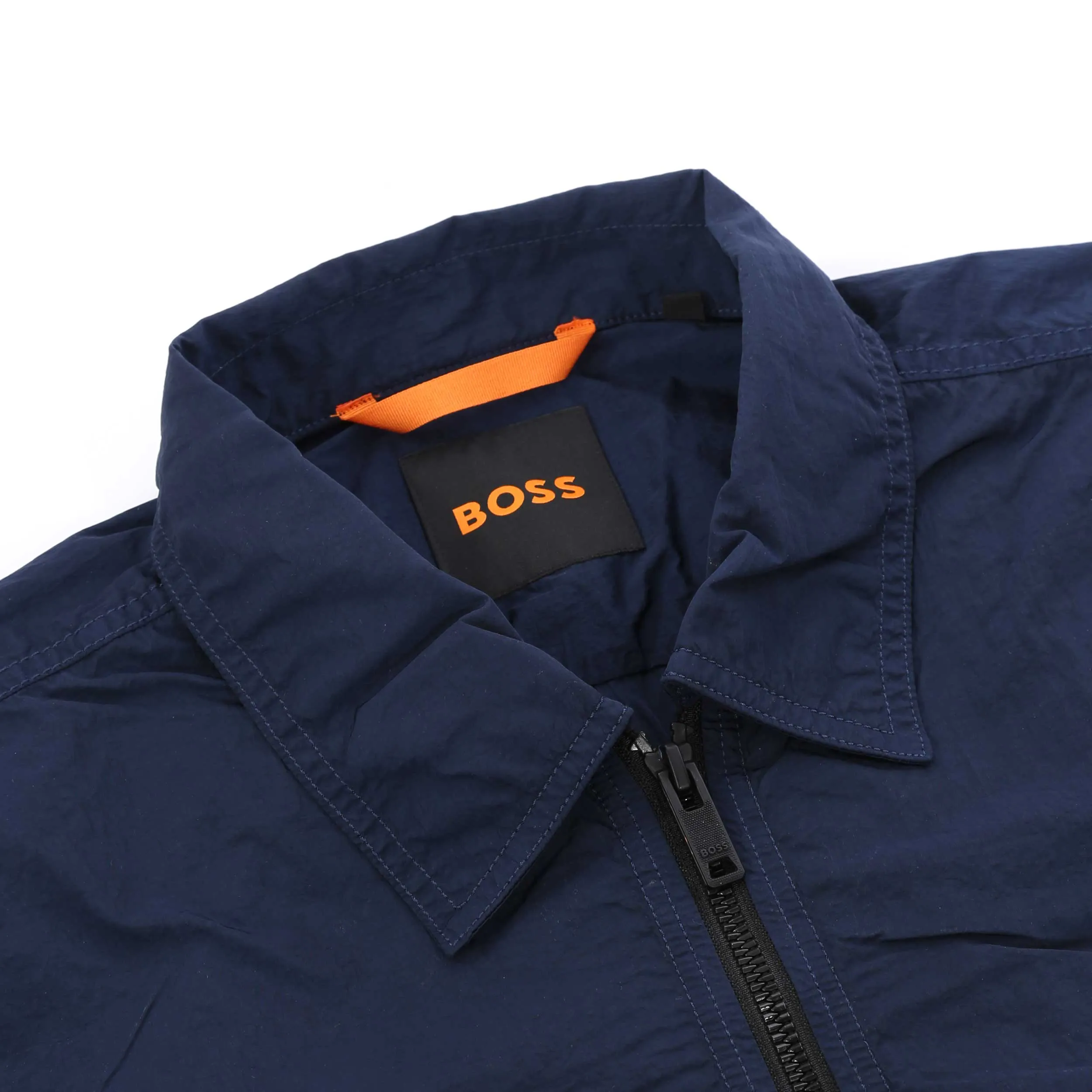 BOSS Leejay M Overshirt in Navy