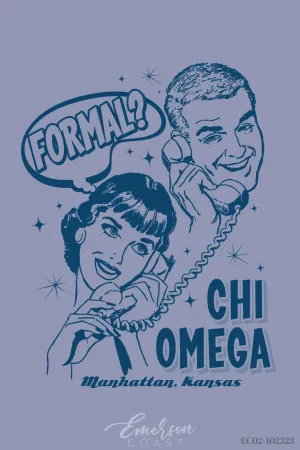 Chi Omega Kansas State University Formal T-shirt