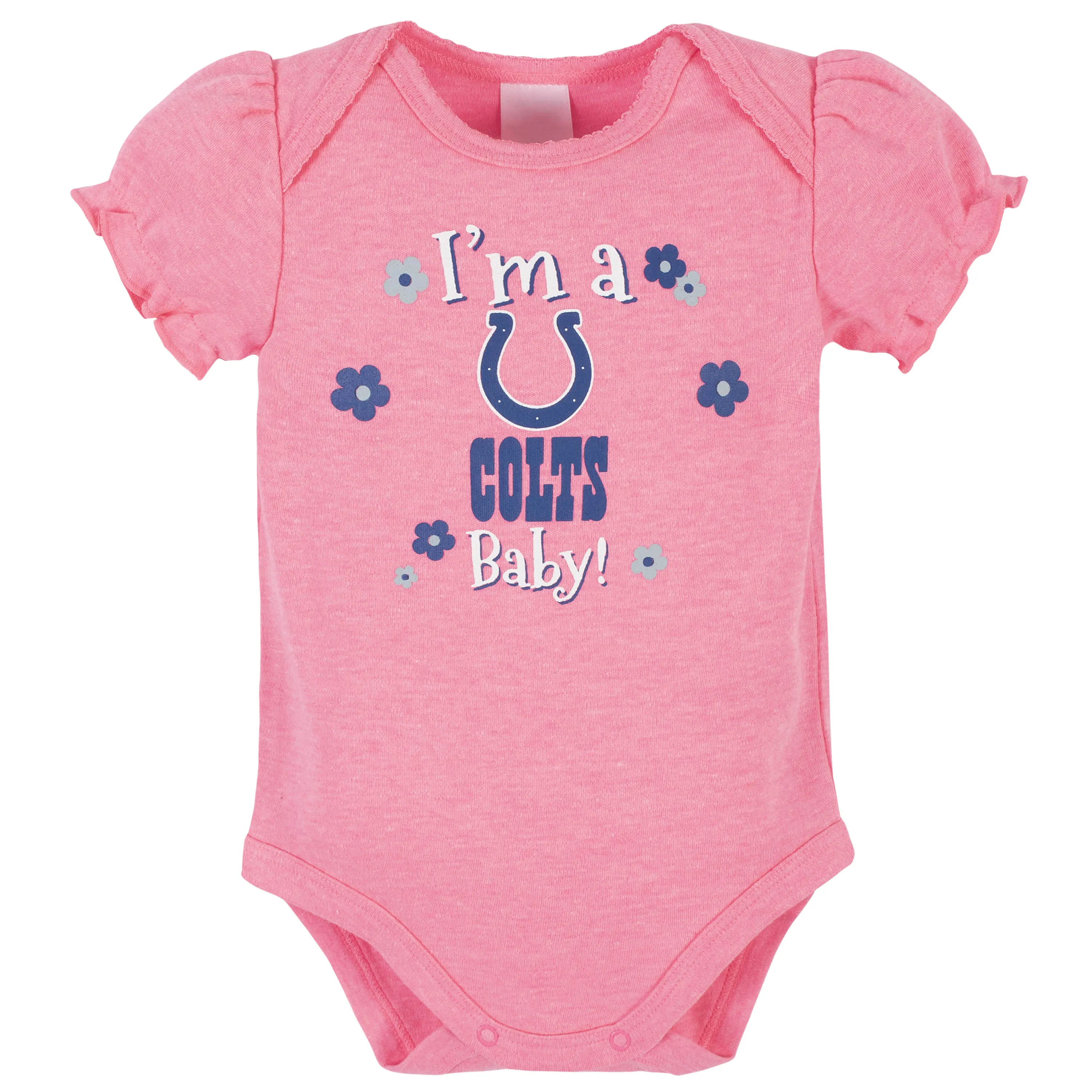 Colts Girls Shine 3 Pack Short Sleeved Bodysuits