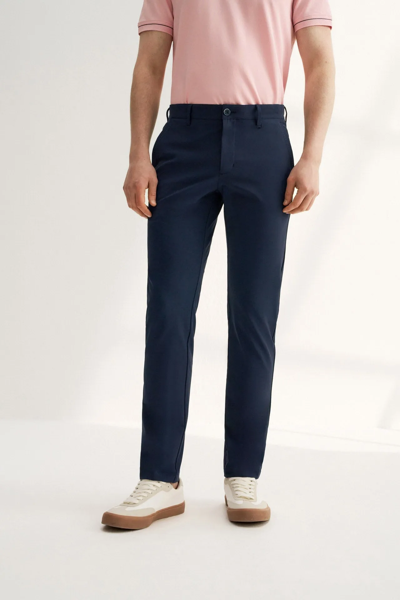 Dry Wicking Multi-Way Stretch Casual Pants in Extra Slim Fit