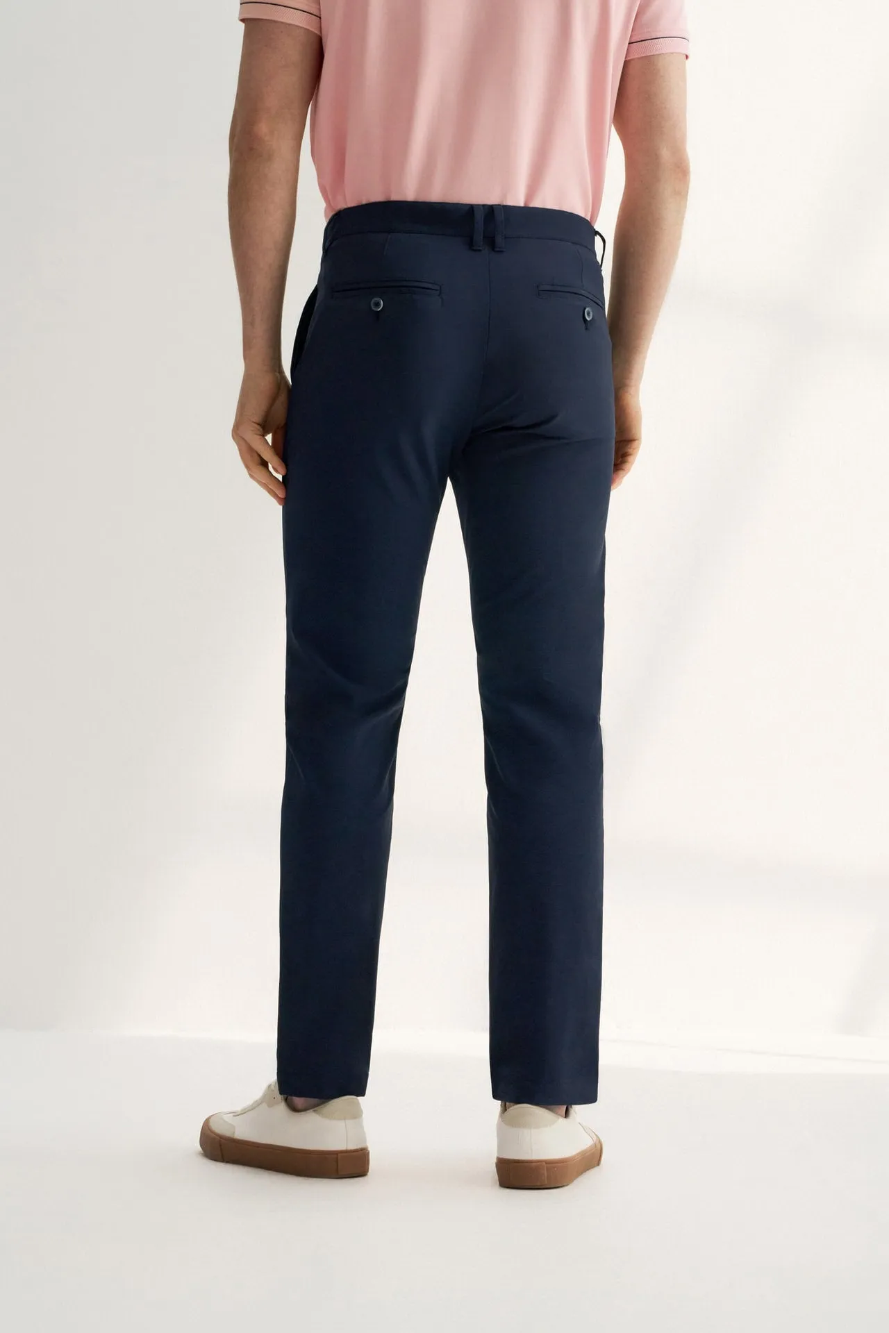 Dry Wicking Multi-Way Stretch Casual Pants in Extra Slim Fit