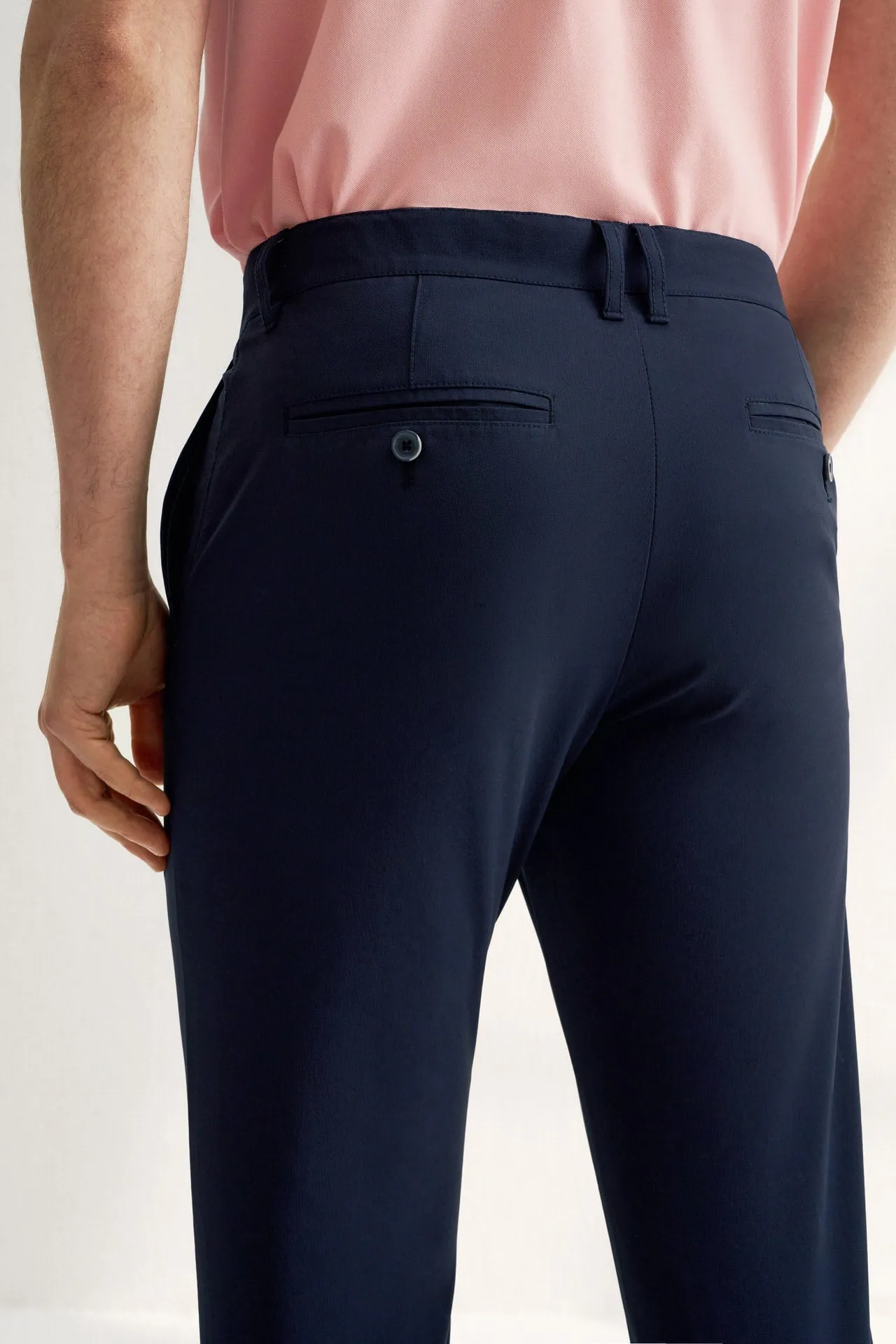 Dry Wicking Multi-Way Stretch Casual Pants in Extra Slim Fit