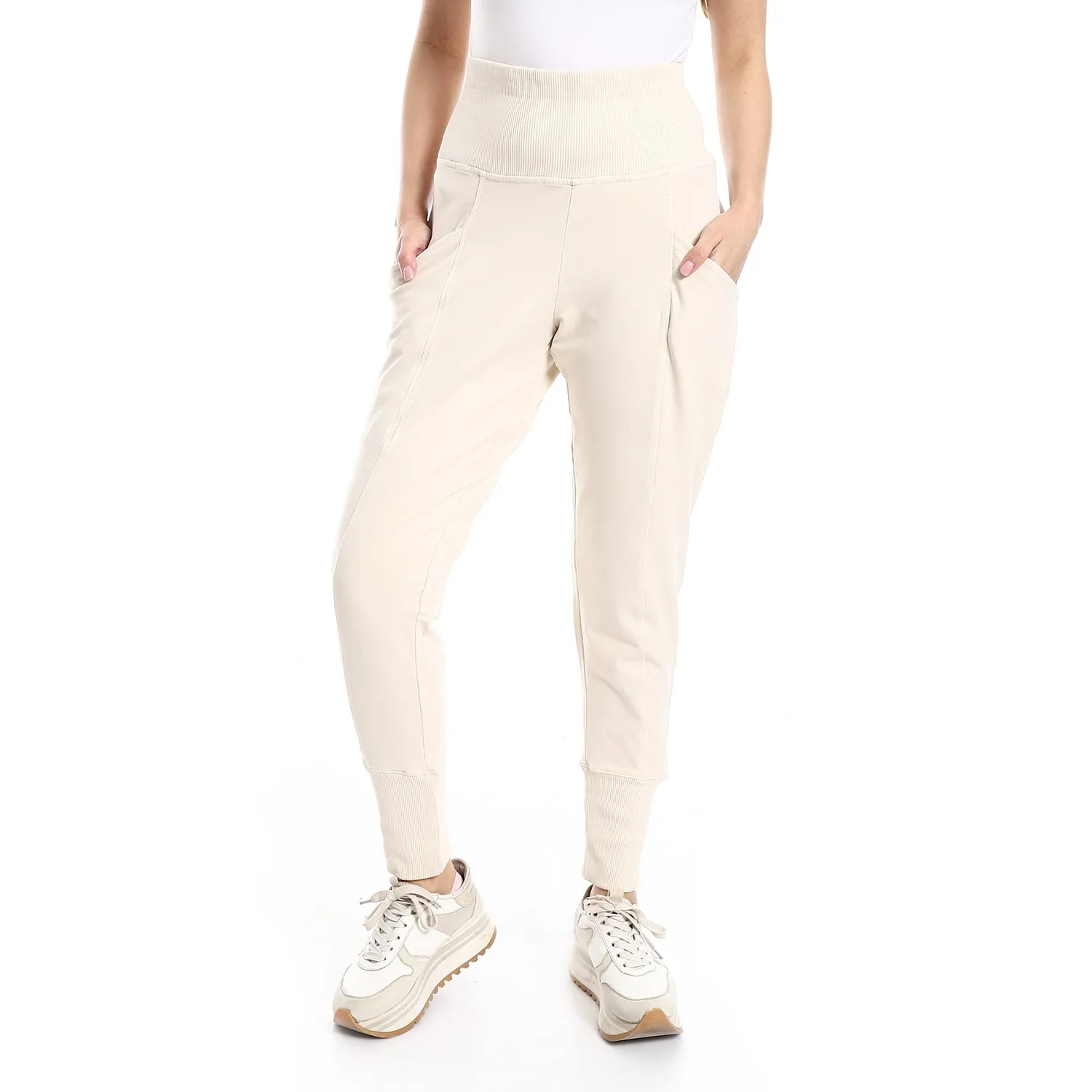 Elastic Waist Trousers - Merch