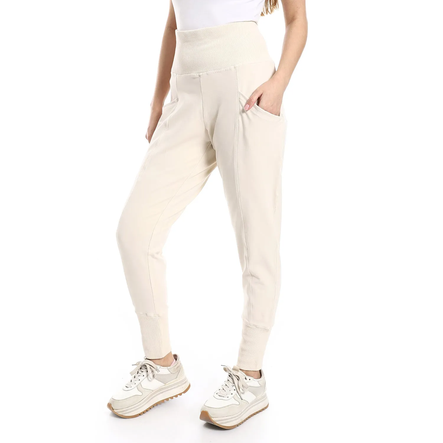 Elastic Waist Trousers - Merch