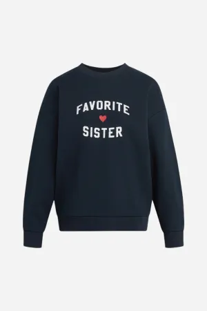 Favorite Daughter Favorite Sister Heart Logo Sweatshirt