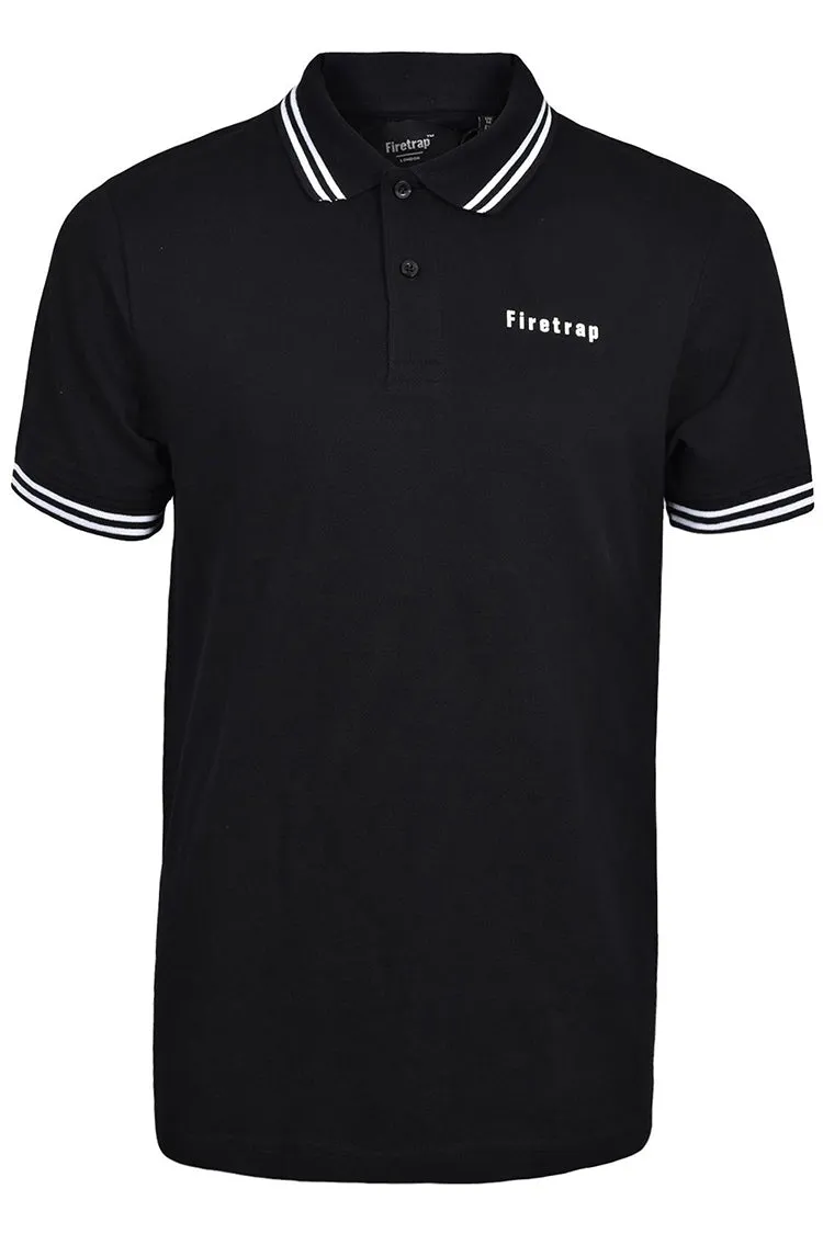 Firetrap Mens Short Sleeve Polo T-shirt