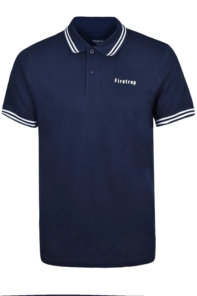 Firetrap Mens Short Sleeve Polo T-shirt