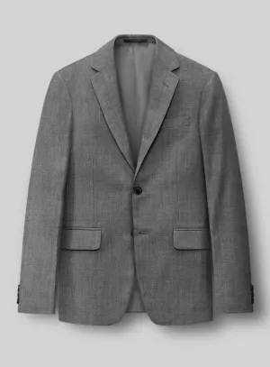 Hardy Minnis Gray Nailhead Wool Jacket