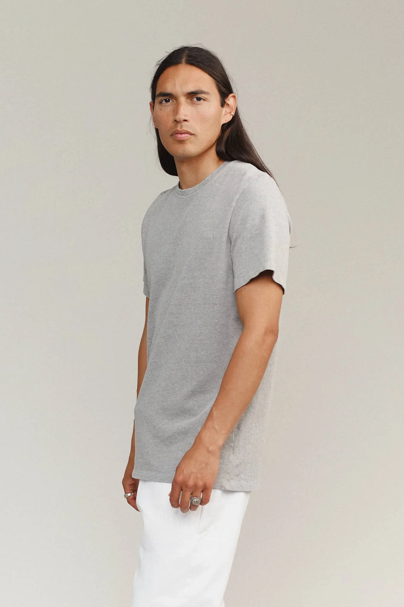 Heathered Boulder Tee