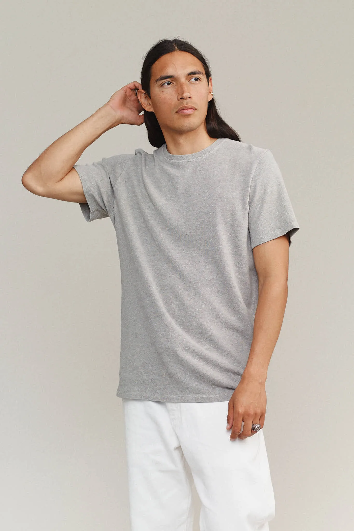 Heathered Boulder Tee