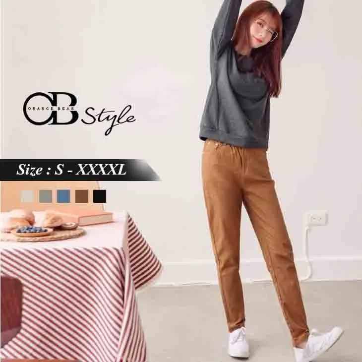 HIGH STRETCH SLIM FIT LONG PANTS