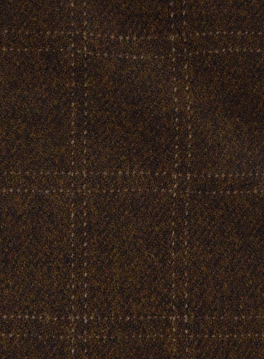 Highlander Brown Windowpane Tweed Jacket