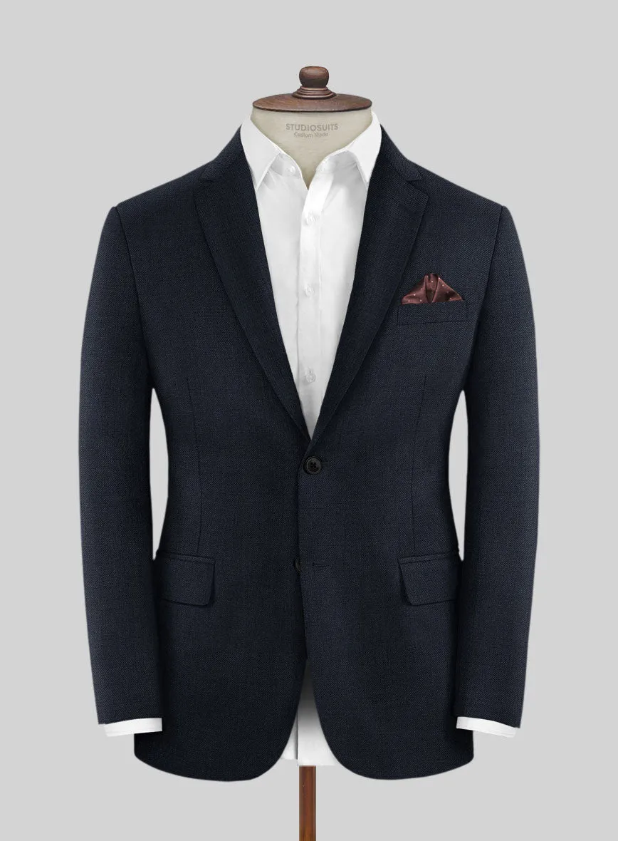 Huddersfield Stretch Navy Blue Wool Jacket