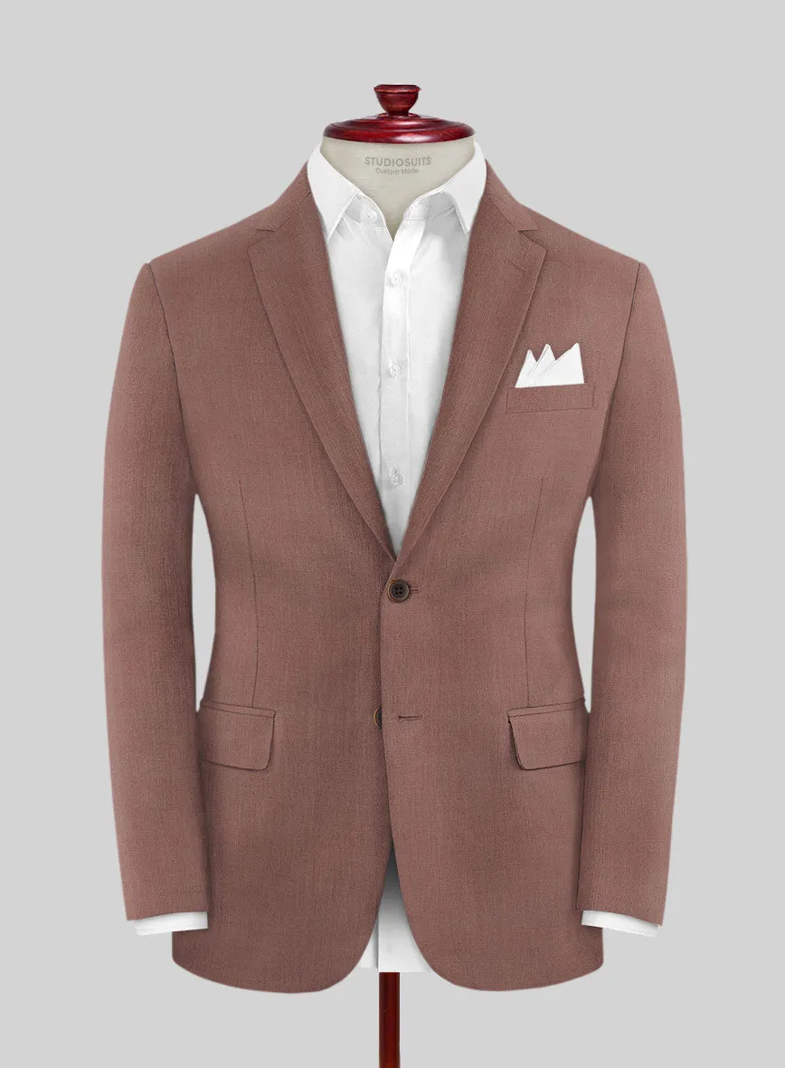 Marco Stretch Rose Taupe Wool Jacket