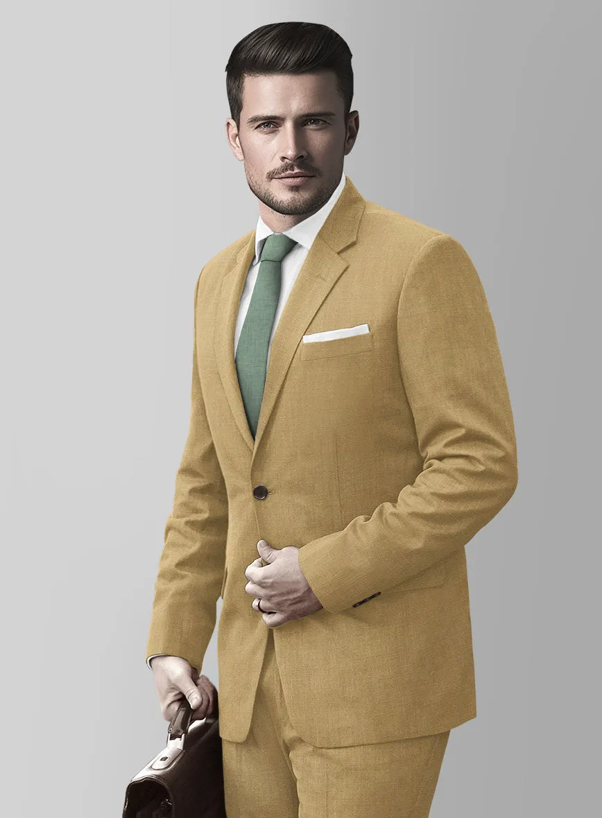 Marco Stretch Sand Brown Wool Jacket