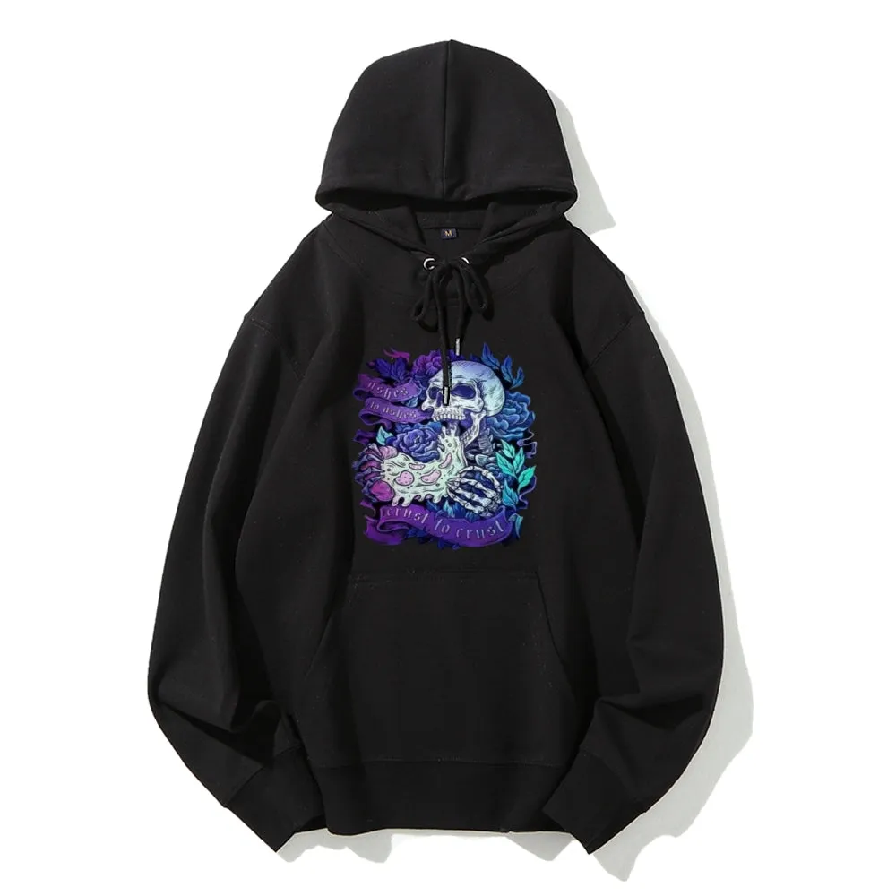 Mens The Black Death Graphic Hoodies