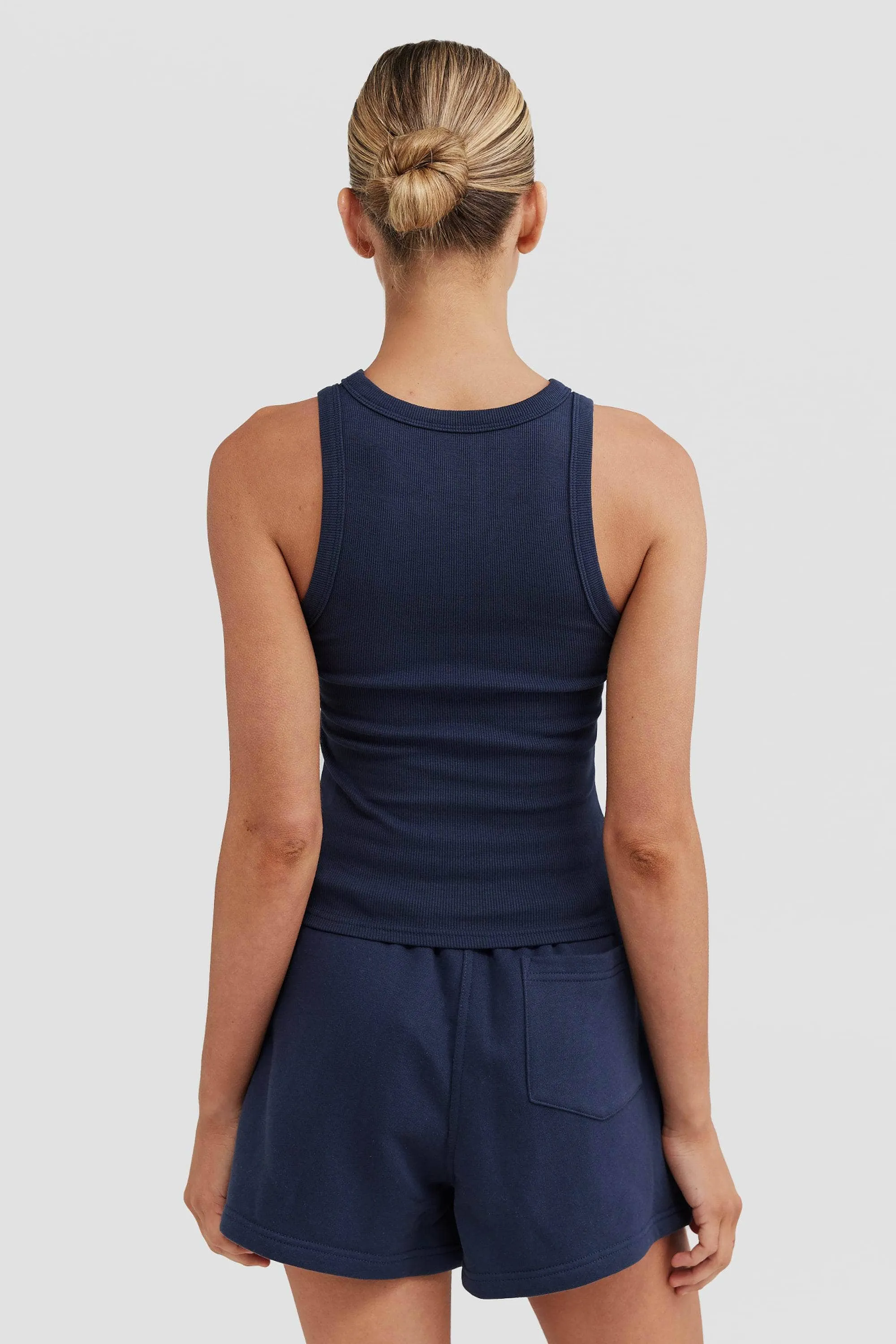 Mimi Rib Tank Navy