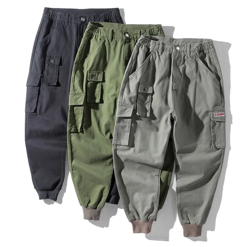 Multi Pockets Casual Cargo Jogger Men Pant