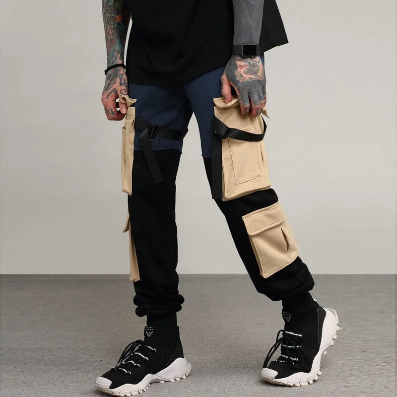 Multi Pockets Streetwear Sweatpants Jogger Casual Men Pants