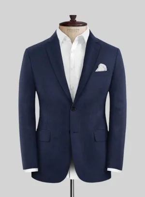 Napolean Stretch Blue Wool Jacket