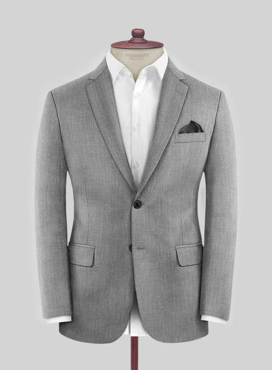 Napolean Stretch Mid Gray Wool Jacket