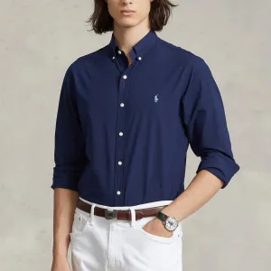 Ralph Lauren Slim Fit Stretch Poplin Shirt Navy