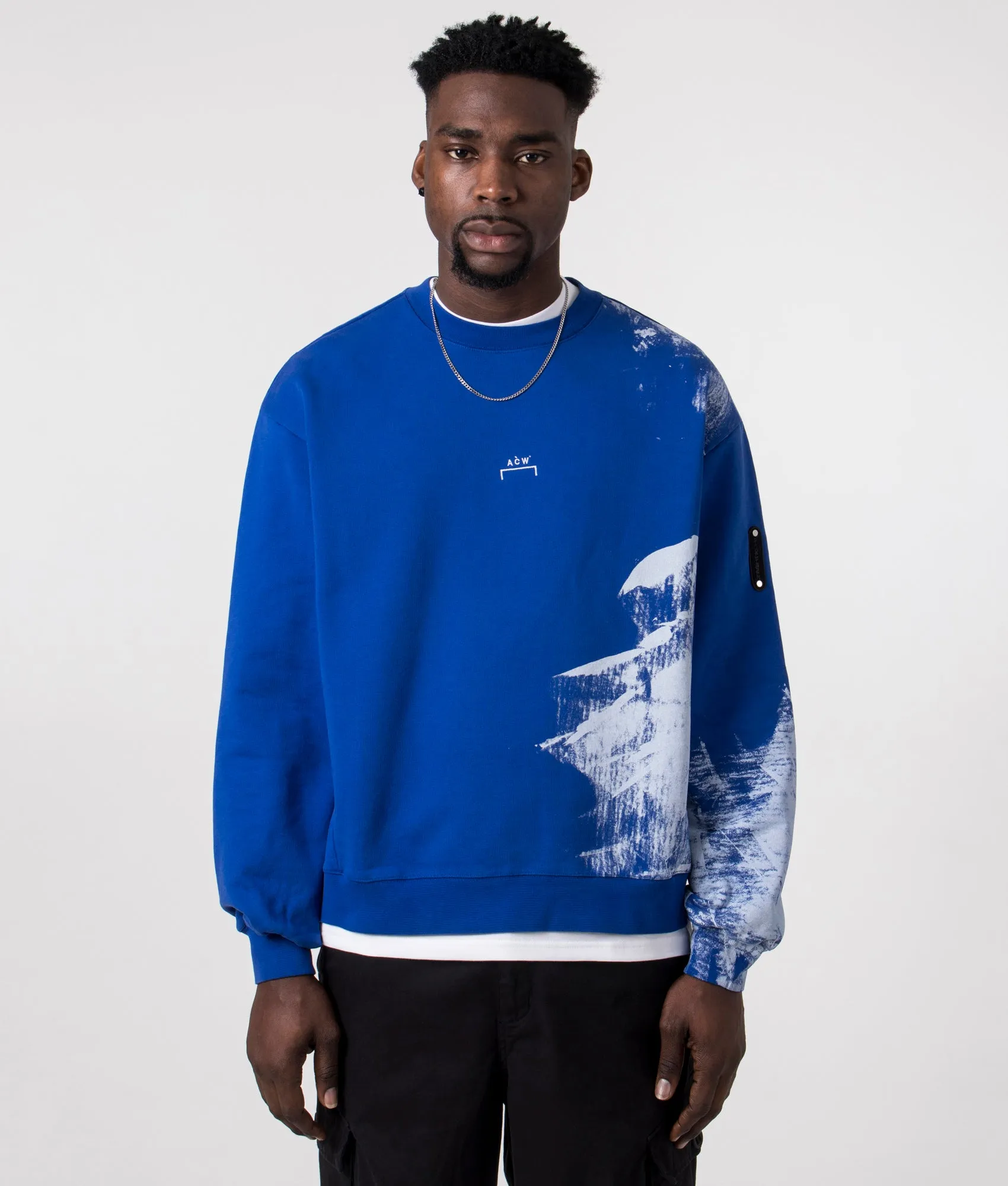 Relaxed Fit Brushstroke Sweatshirt