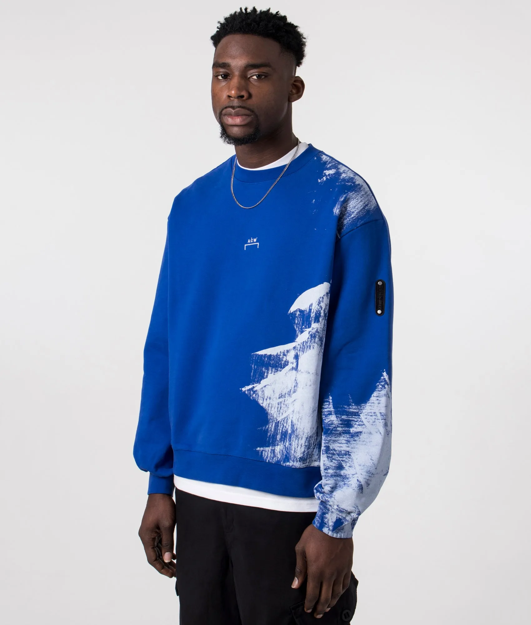 Relaxed Fit Brushstroke Sweatshirt