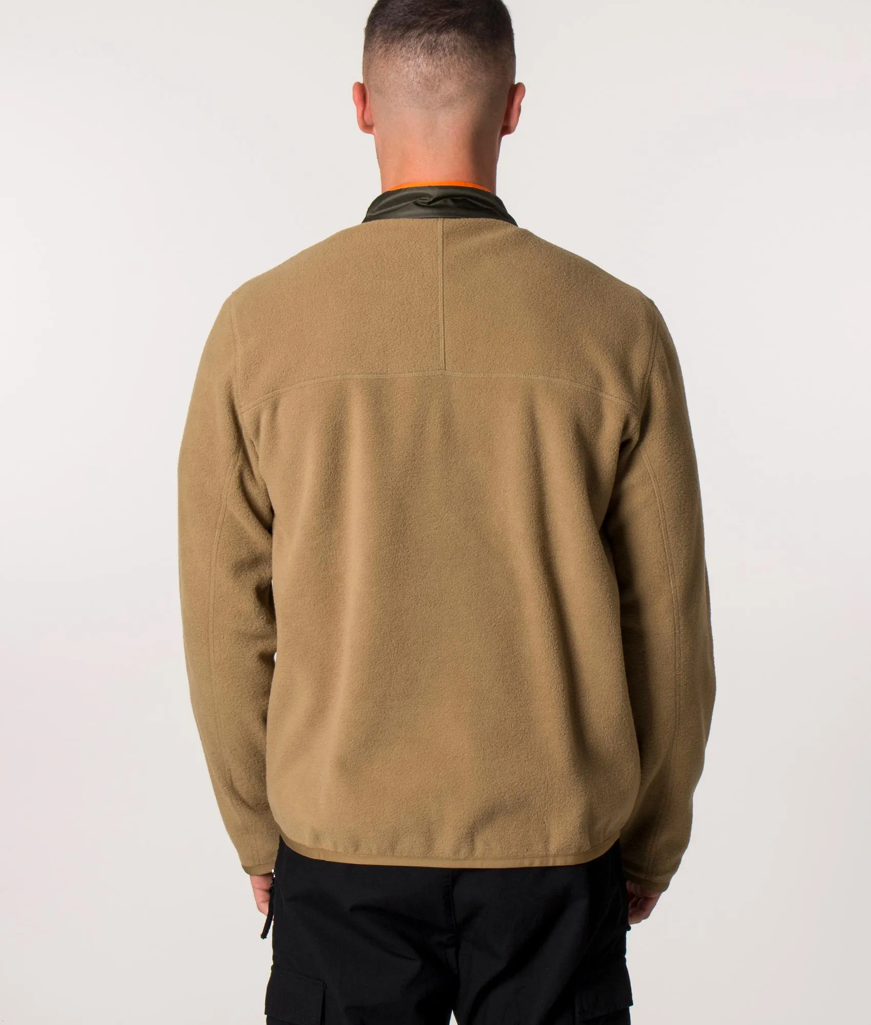 Relaxed Fit Polar Fleece Zip Through Sweatshirt