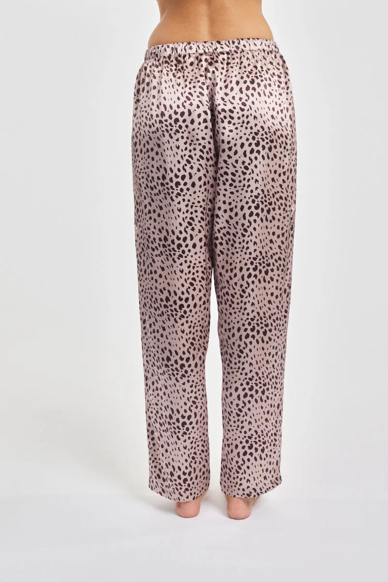 Silk Pants Leopard