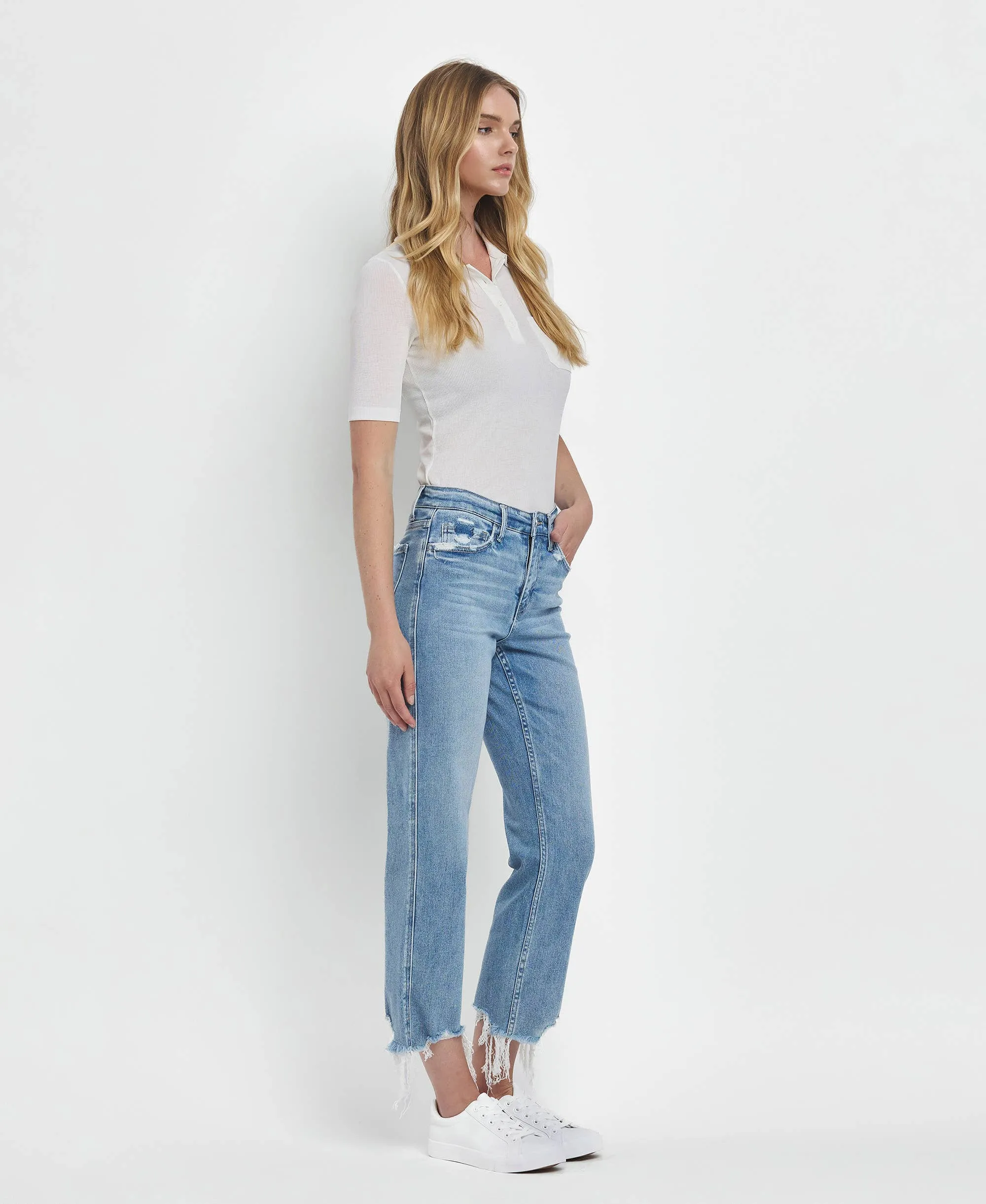 Straight Cropped Jeans