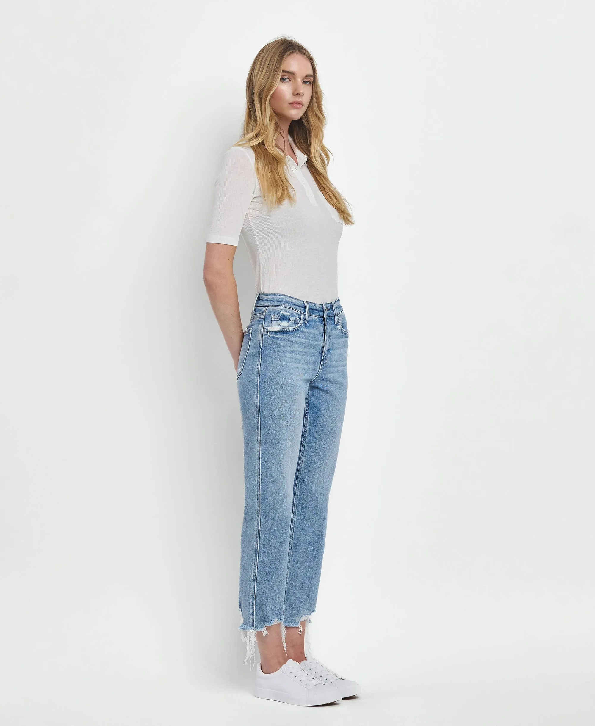 Straight Cropped Jeans