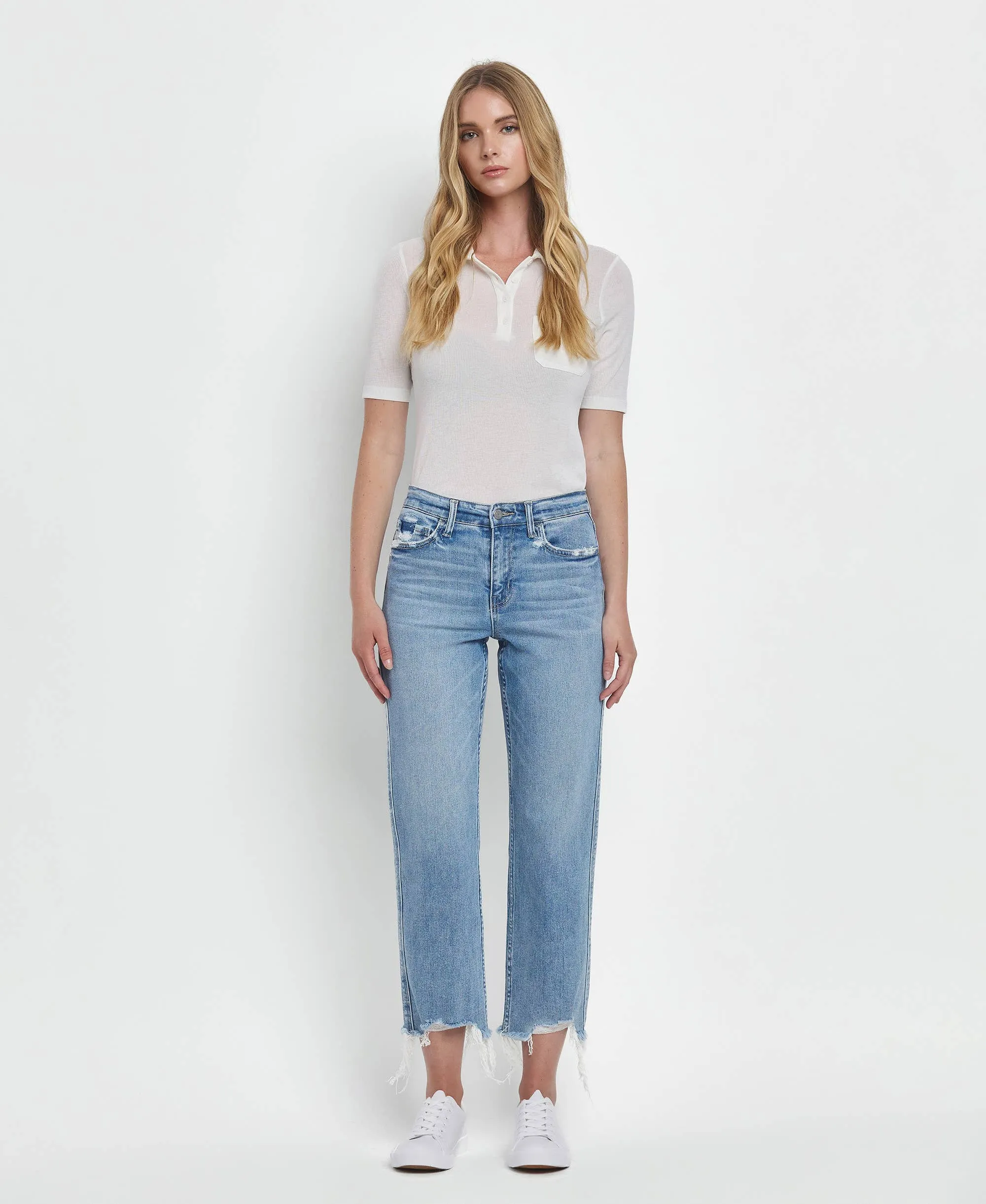 Straight Cropped Jeans