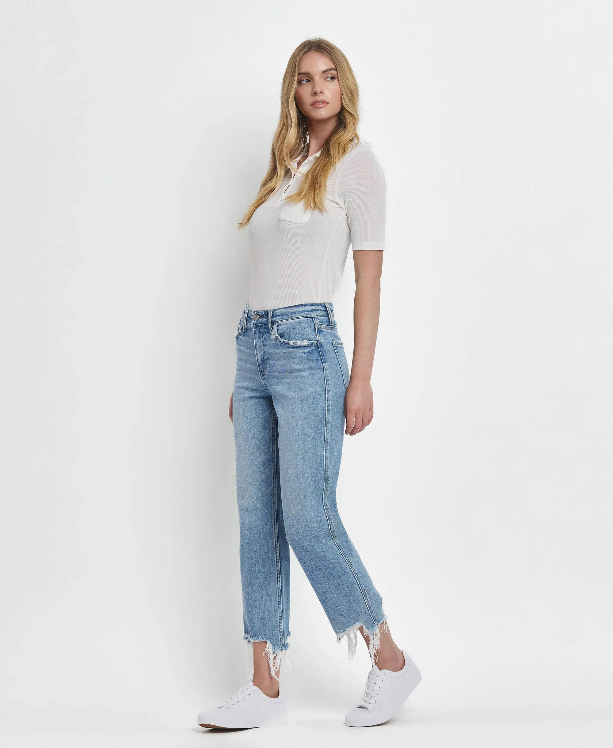 Straight Cropped Jeans