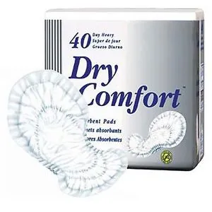 Tena 61214 Dry Comfort Day Heavy Pads, White