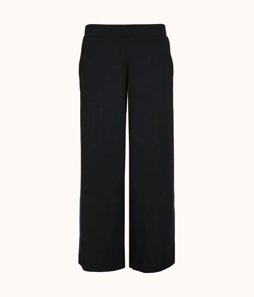 The All-Day Wide Leg Pant: Jet Black