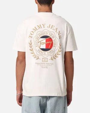 Tommy Jeans TJM Prep Explorer Luxe T-Shirt Ancient White