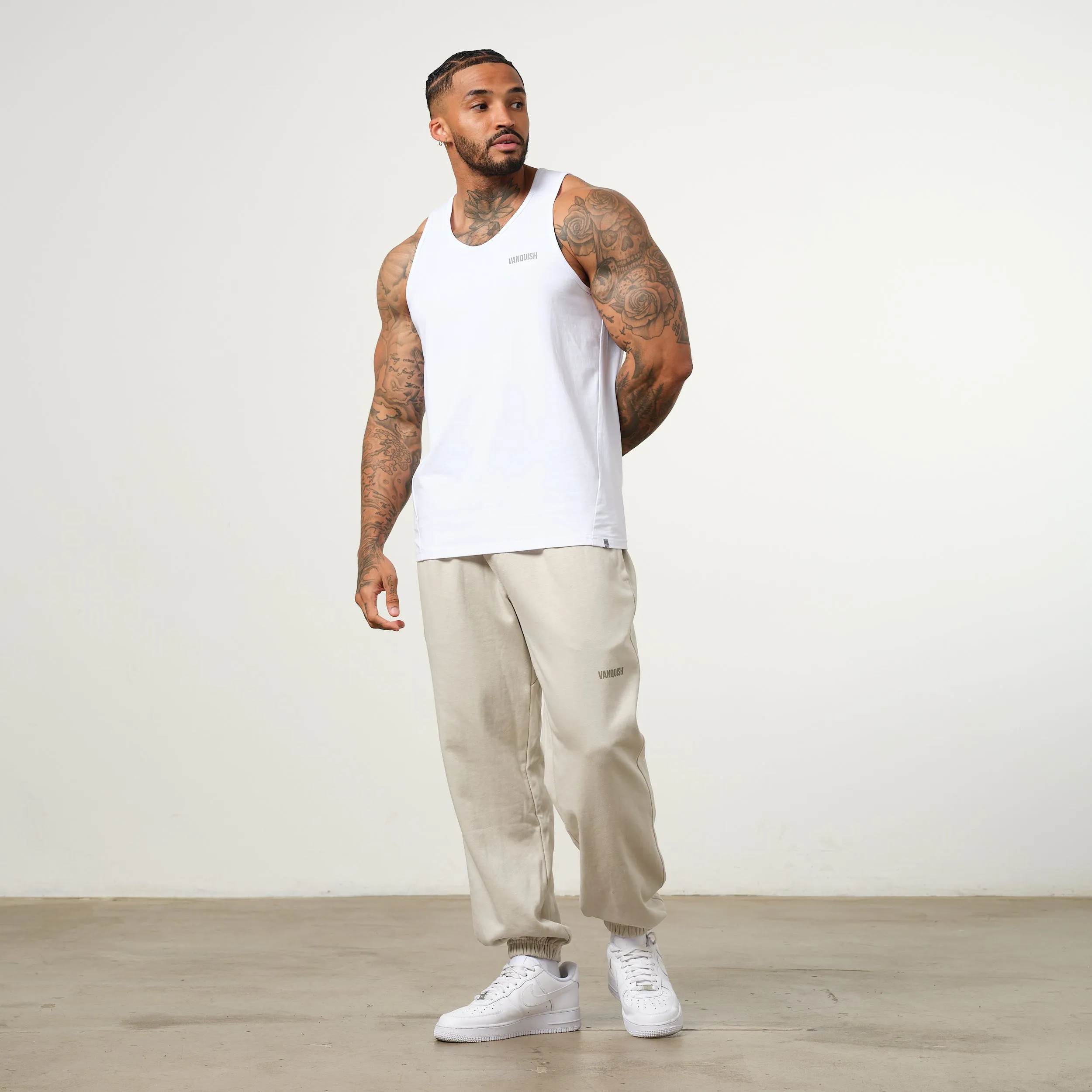 Vanquish Essential Stone Oversized Sweatpants