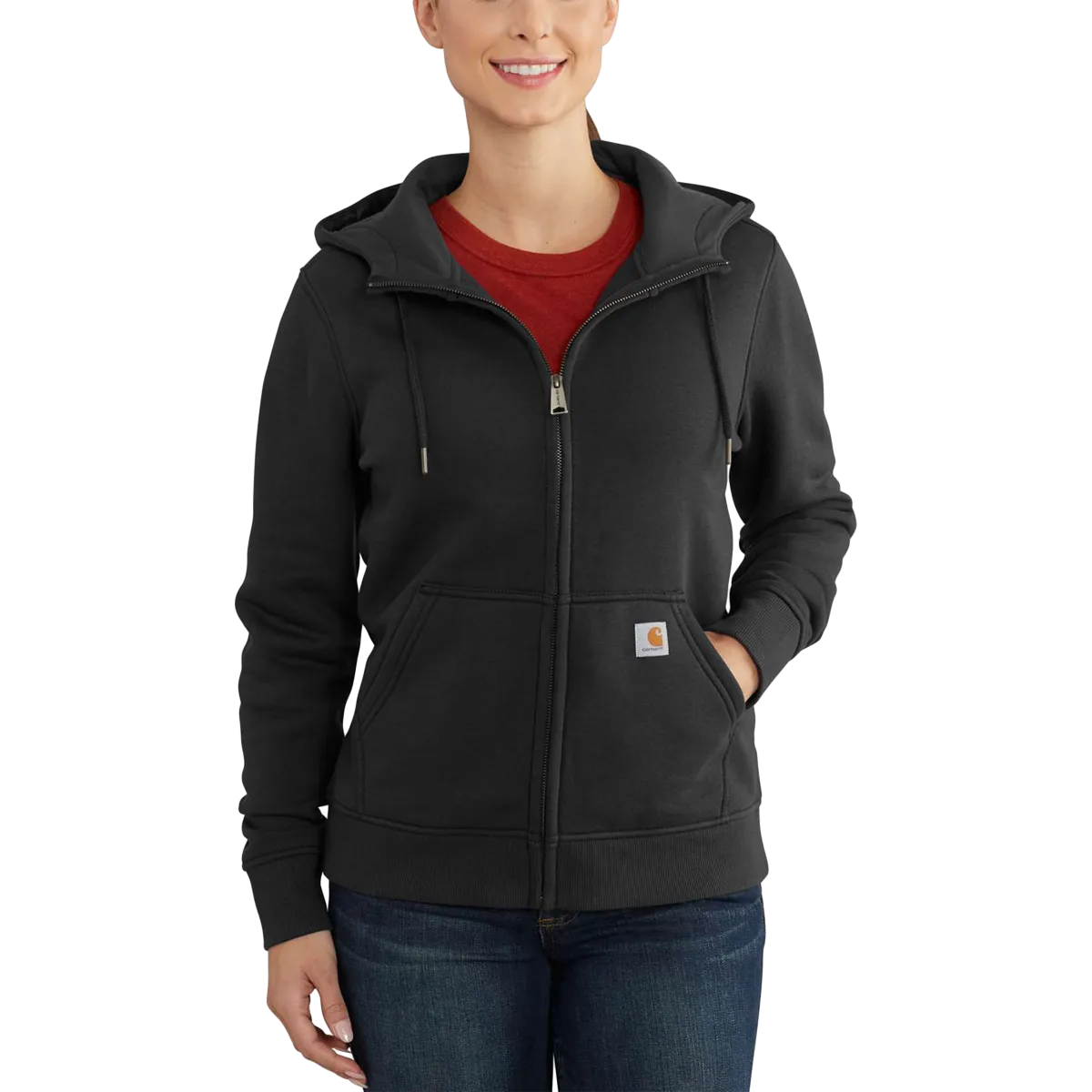 Women's Relaxed Fit Midweight Full-Zip Sweatshirt