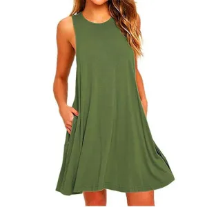 Women's Summer Casual Swing T-Shirt Dress